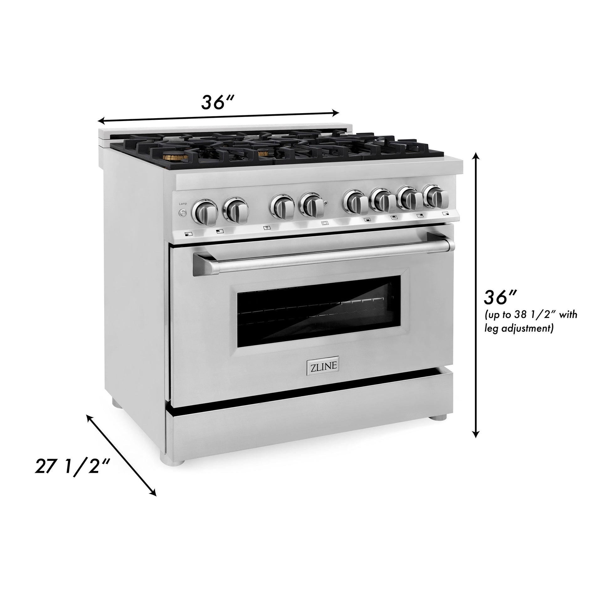 zline-36-inch-dual-fuel-range-with-6-gas-burners-and-electric-convection-oven-stainless-steel-with-brass-burners-ra-br-36