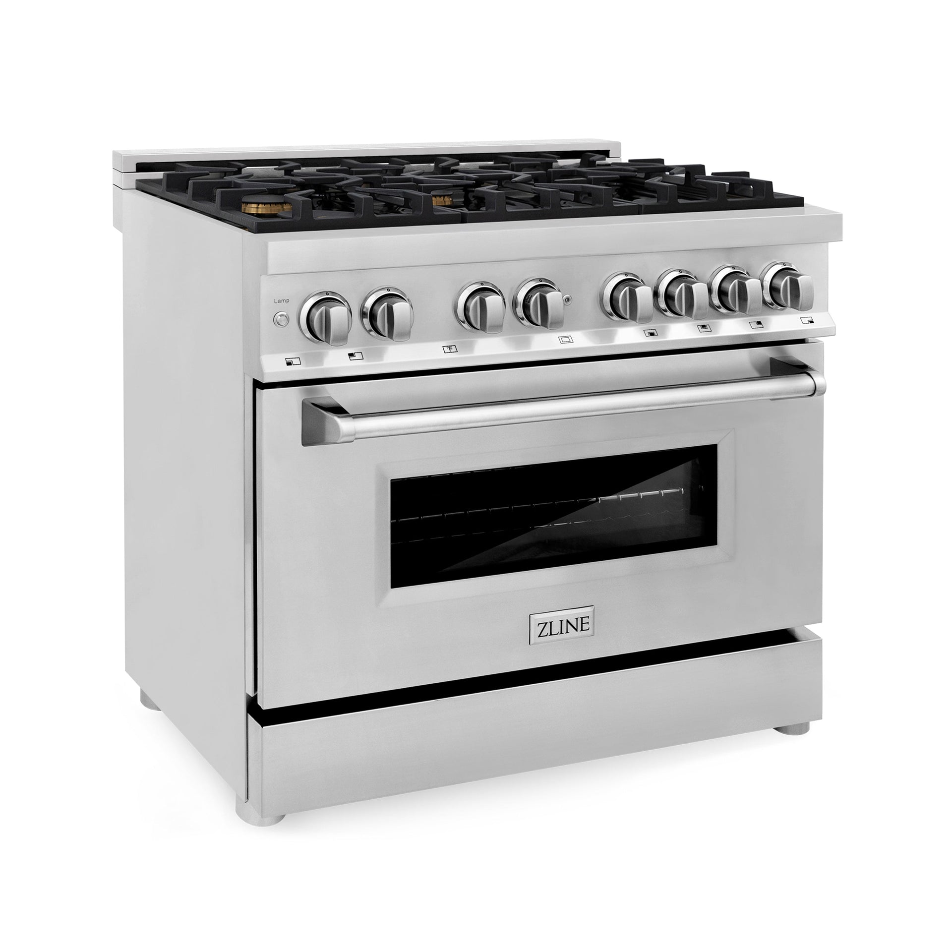 zline-36-inch-dual-fuel-range-with-6-gas-burners-and-electric-convection-oven-stainless-steel-with-brass-burners-ra-br-36