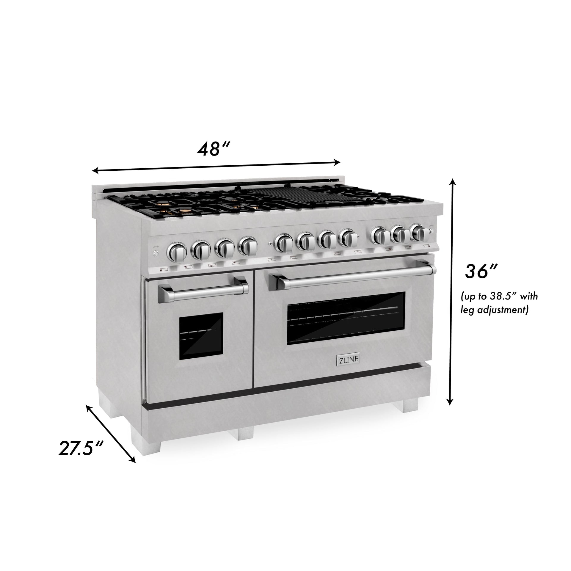 zline-48-in-6-0-cu-ft-legacy-dual-fuel-range-with-6-brass-burners-and-griddle-2-electric-ovens-satin-stainless-steel-ras-sn-br-gr-48