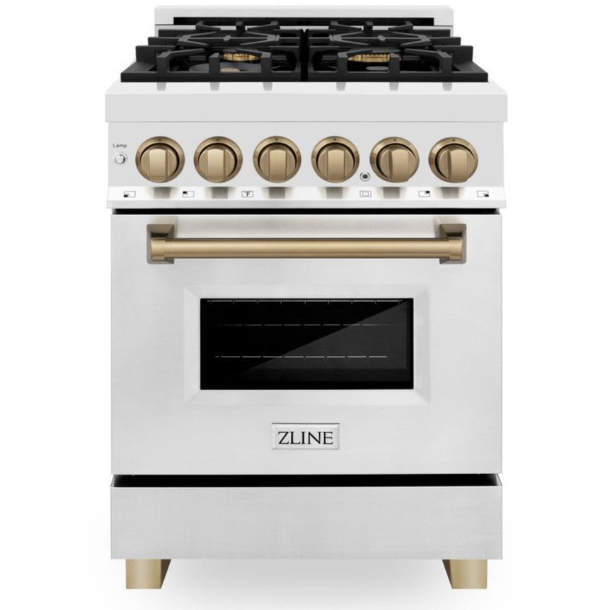zline-autograph-edition-24-in-dual-fuel-range-2-8-cu-ft-stainless-steel-with-champagne-bronze-accents-raz-24-cb