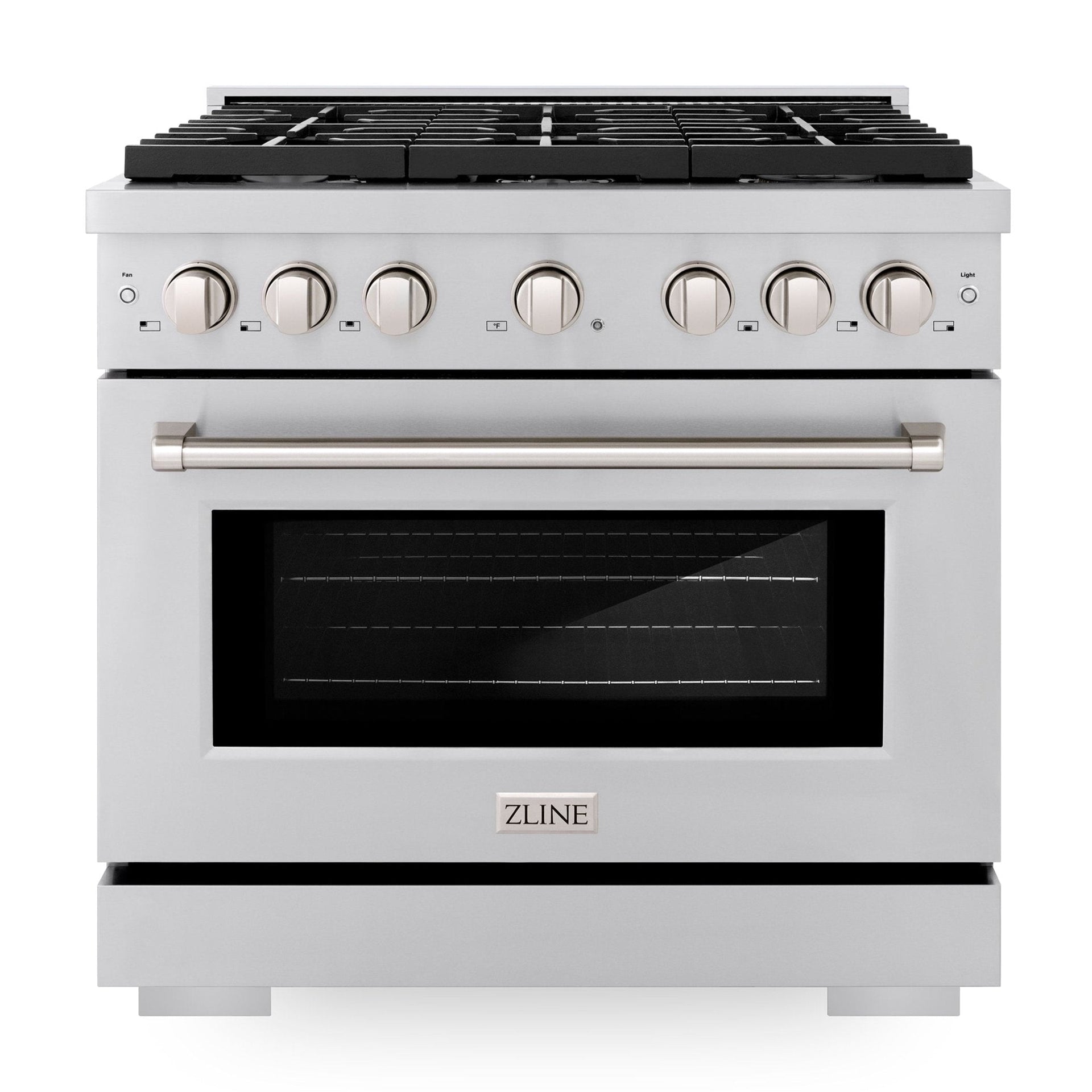 zline-paramount-36-in-dual-fuel-range-5-2-cu-ft-electric-convection-oven-6-gas-burners-stainless-steel-sdr36