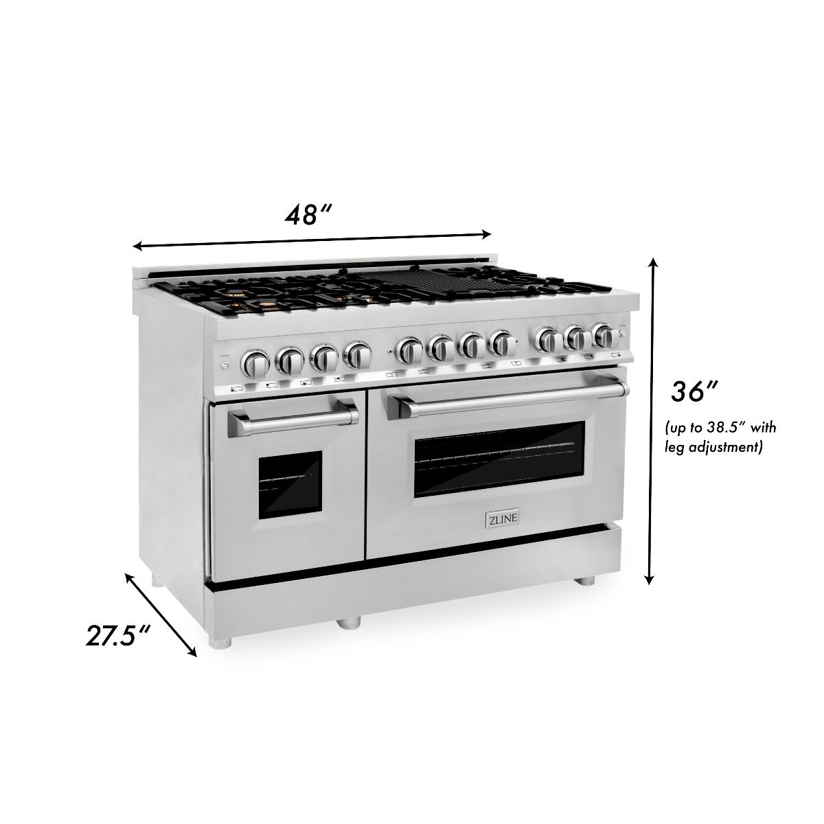 zline-48-inch-professional-gas-range-with-electric-oven-stainless-steel-brass-burners-ra-br-48