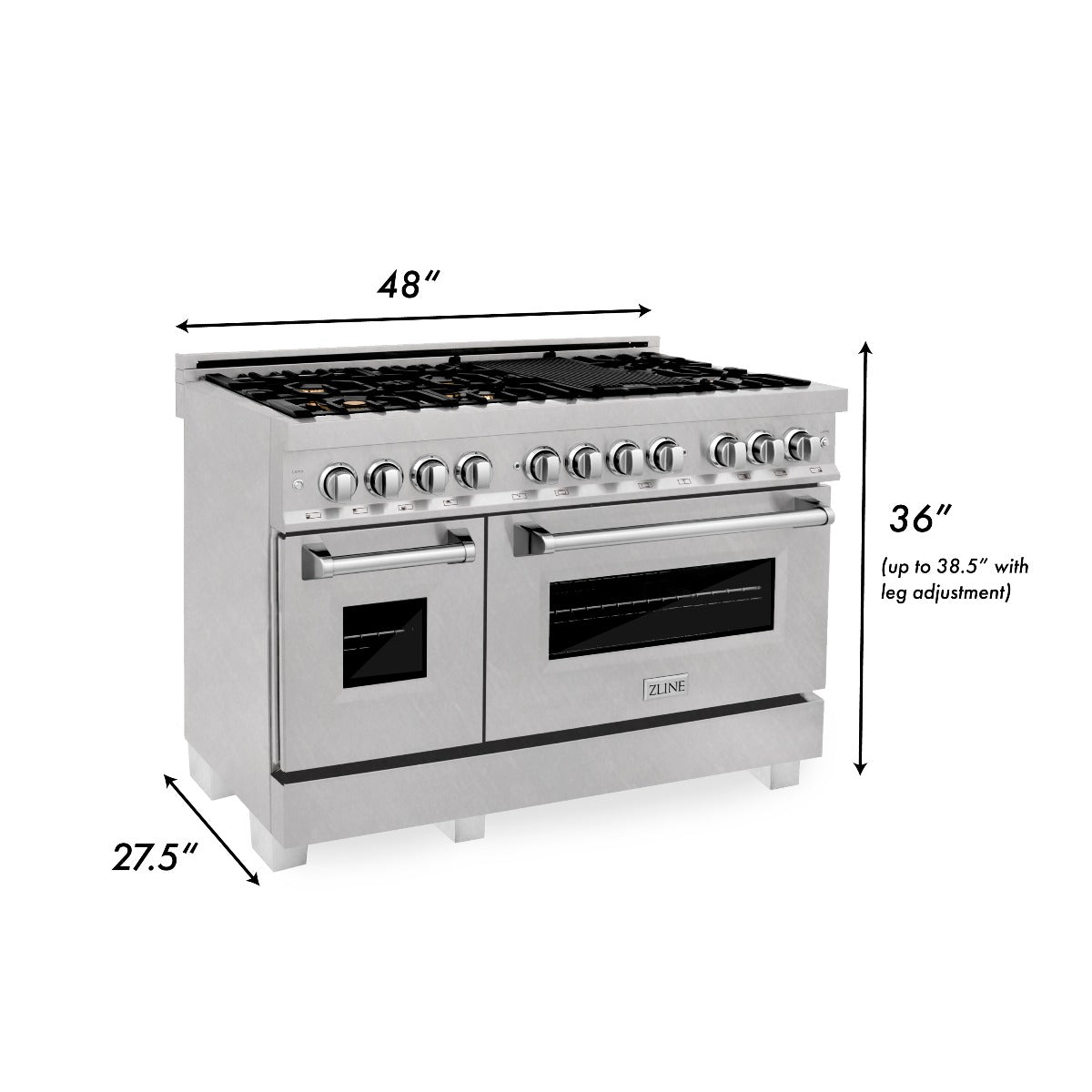 zline-48-in-dual-fuel-range-with-6-sealed-brass-burners-double-electric-convection-ovens-satin-stainless-steel-door-6-0-cu-ft-total-capacity-ras-sn-br-48