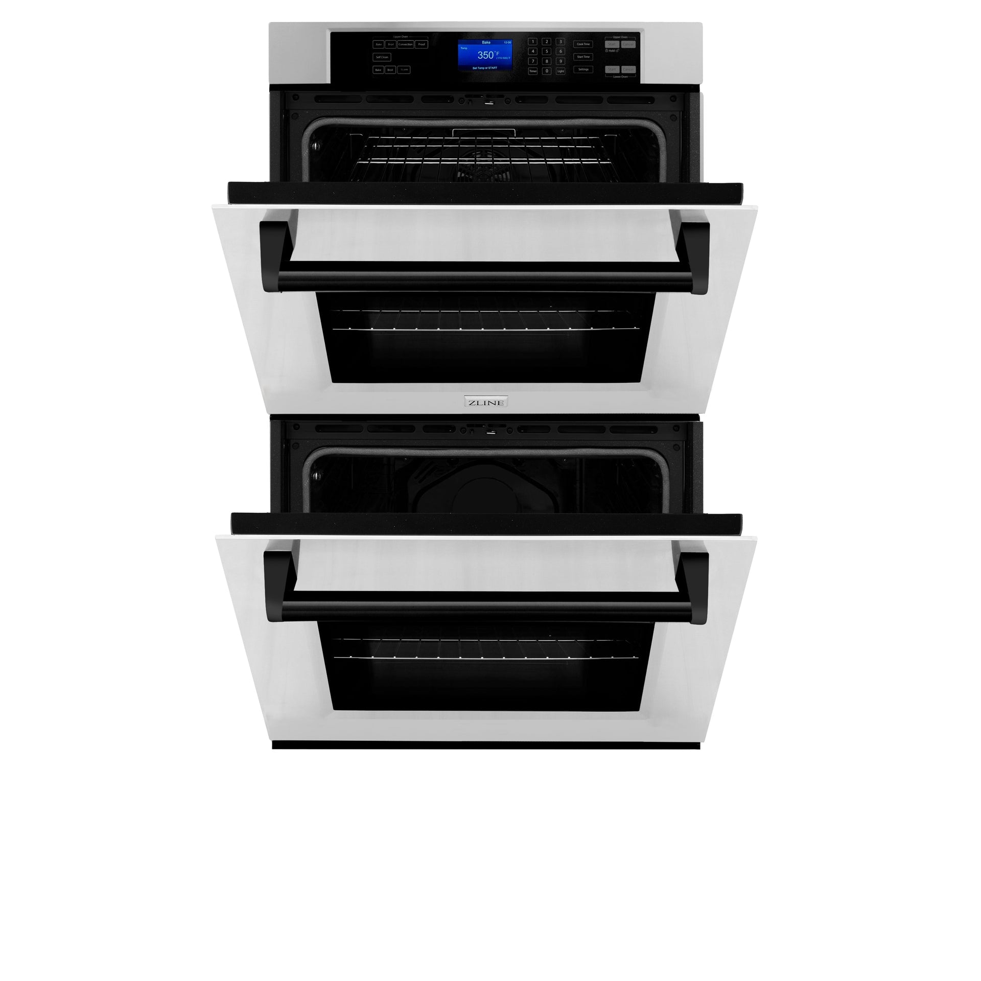 zline-30-autograph-double-wall-oven-with-air-fry-and-self-clean-in-stainless-steel-and-black-matte-handle-wadz-30-mb