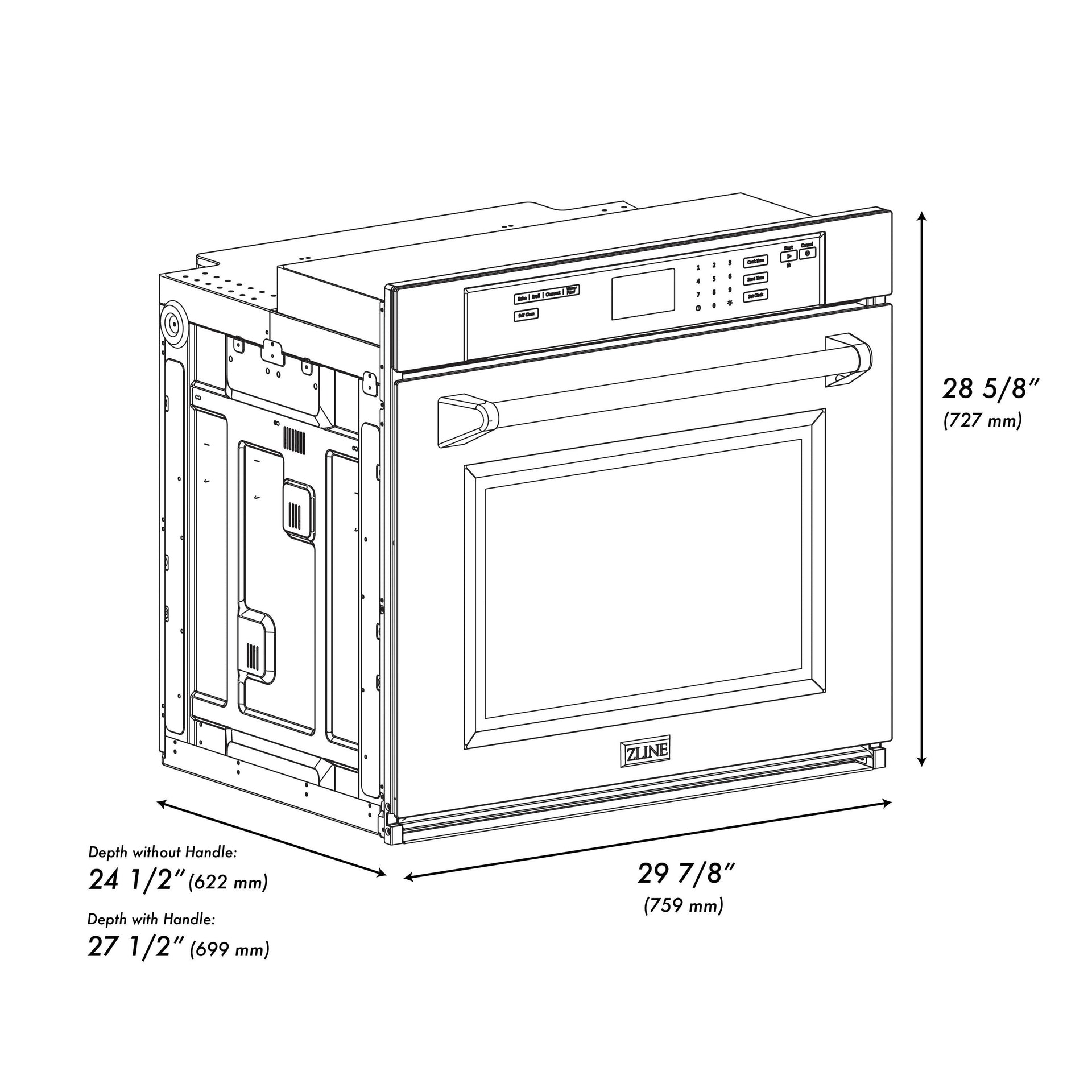 zline-30-professional-single-wall-oven-with-air-fry-and-self-clean-in-stainless-steel-was-30