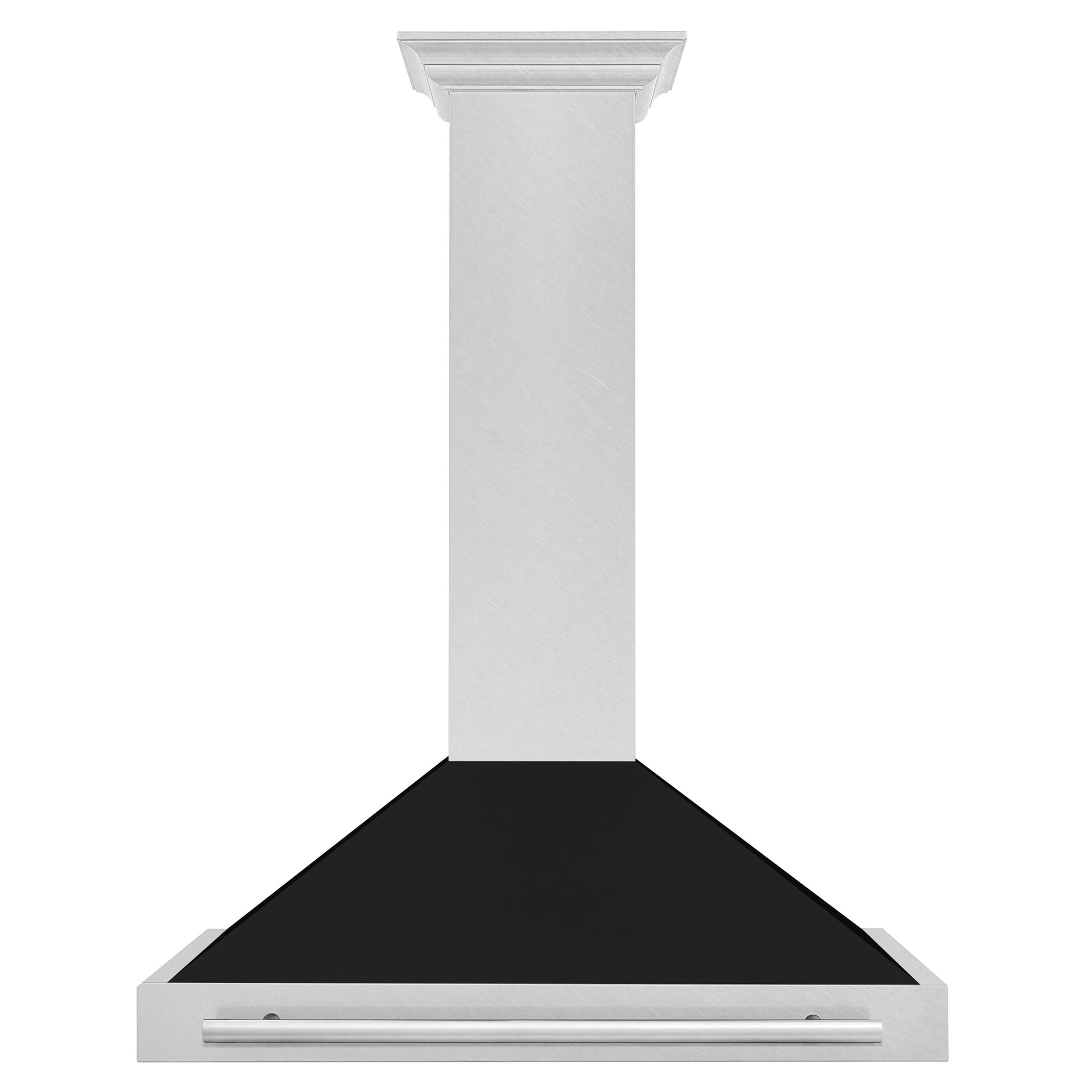 zline-36-in-wall-mount-range-hood-convertible-satin-stainless-steel-black-matte-shell-stainless-steel-handle-kb4snx-blm-36