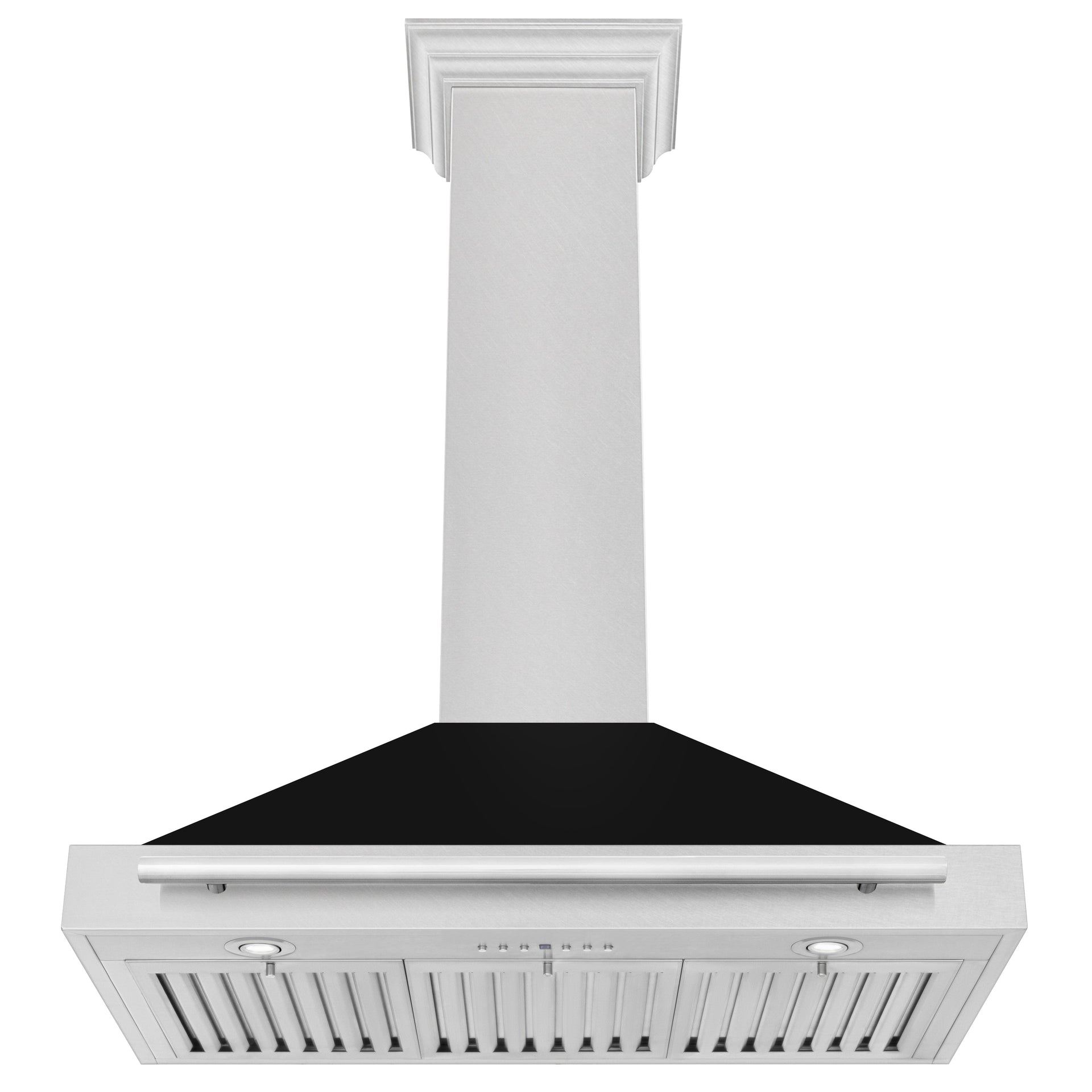 zline-36-in-wall-mount-range-hood-convertible-satin-stainless-steel-black-matte-shell-stainless-steel-handle-kb4snx-blm-36