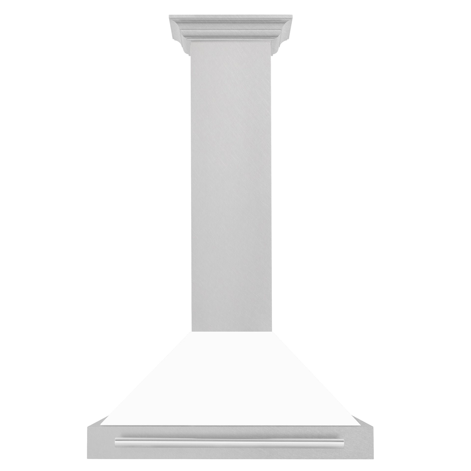 zline-30-in-wall-mount-range-hood-convertible-satin-stainless-steel-white-matte-shell-stainless-steel-handle-kb4snx-wm-30