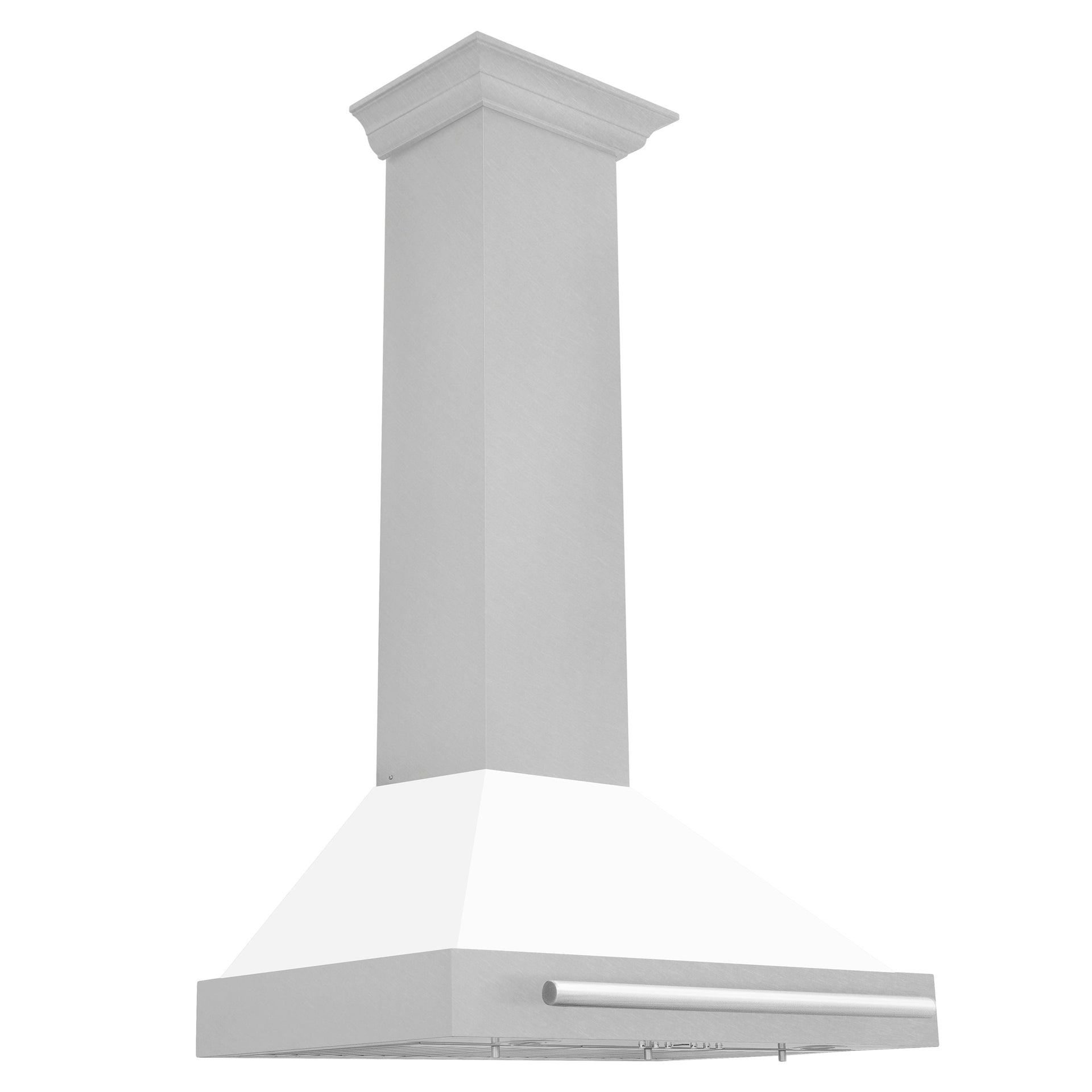 zline-30-in-wall-mount-range-hood-convertible-satin-stainless-steel-white-matte-shell-stainless-steel-handle-kb4snx-wm-30