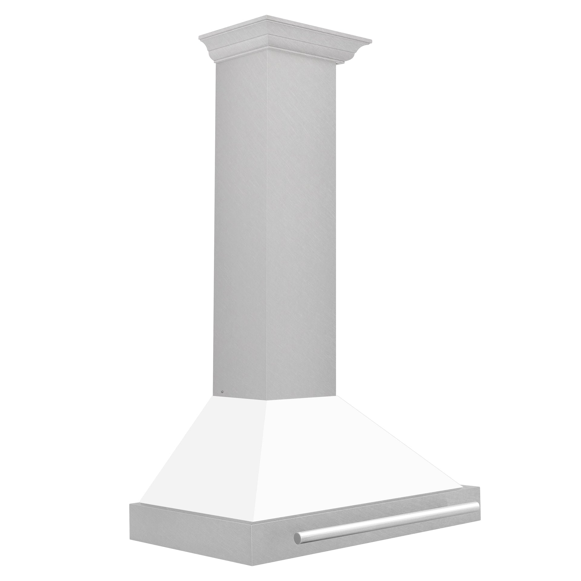 zline-30-in-wall-mount-range-hood-convertible-satin-stainless-steel-white-matte-shell-stainless-steel-handle-kb4snx-wm-30