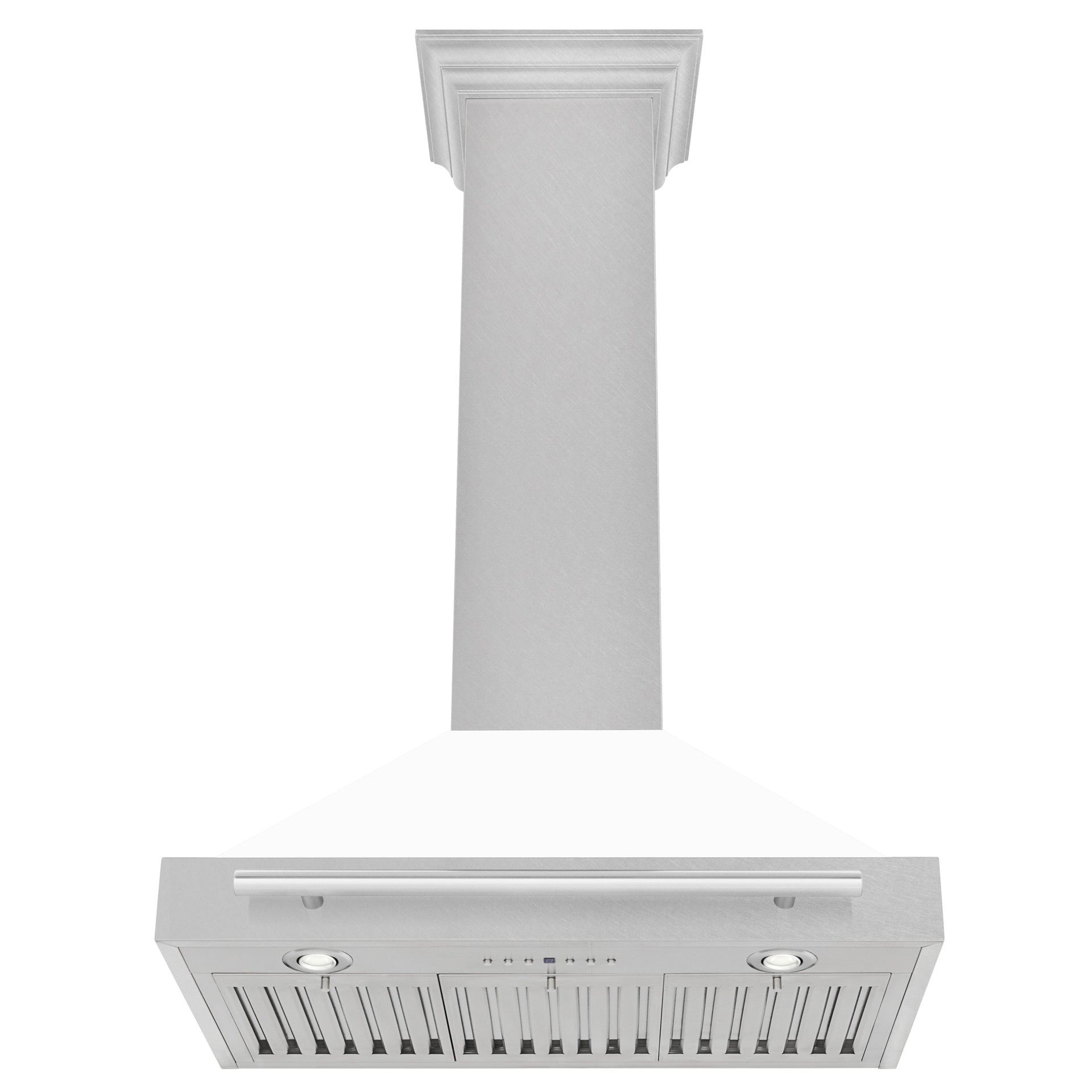 zline-30-in-wall-mount-range-hood-convertible-satin-stainless-steel-white-matte-shell-stainless-steel-handle-kb4snx-wm-30
