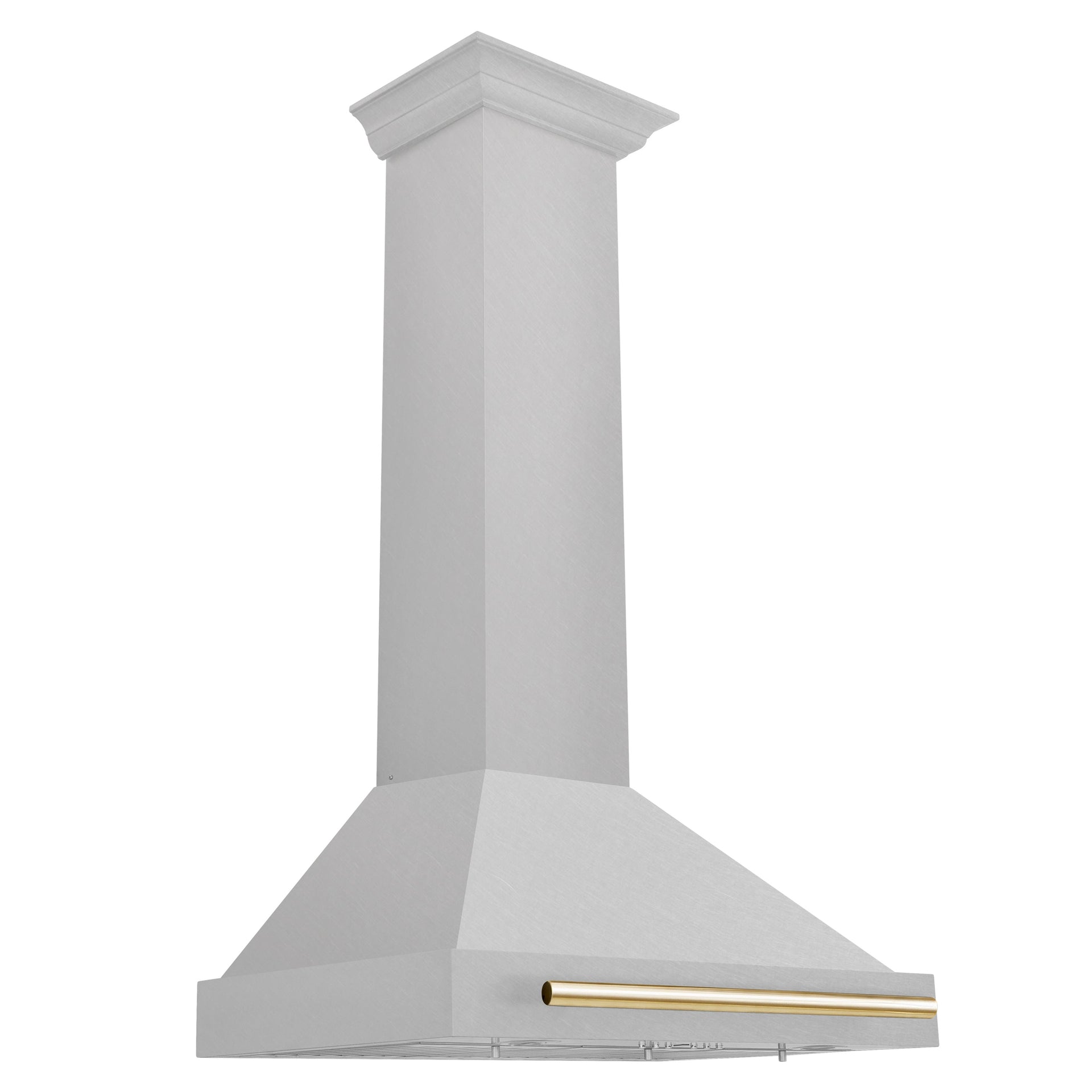zline-30-inch-wall-mount-range-hood-convertible-satin-stainless-steel-with-polished-gold-handle-kb4snz-30-g
