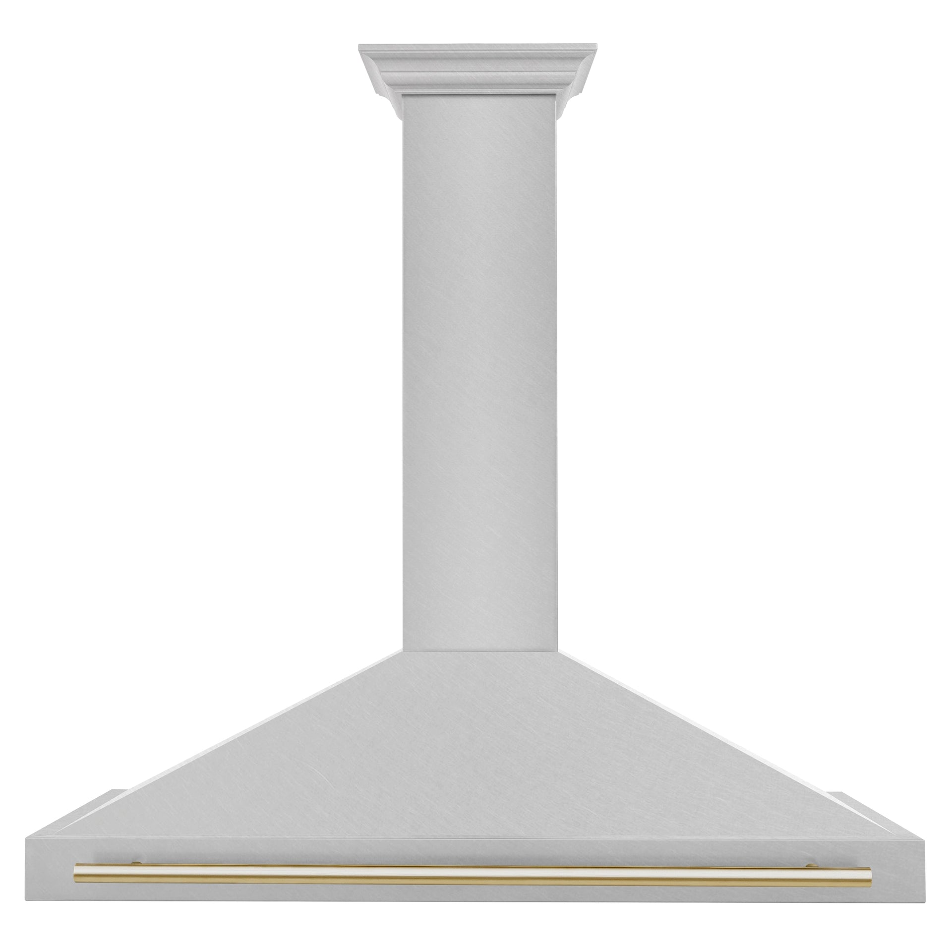 zline-48-in-wall-mount-range-hood-convertible-satin-stainless-steel-polished-gold-handle-kb4snz-48-g