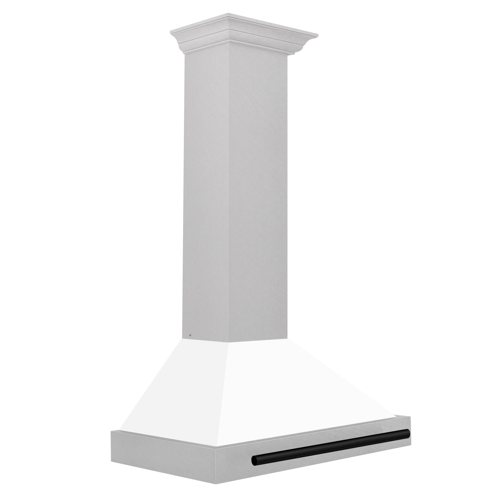 zline-30-in-wall-mount-range-hood-convertible-400-cfm-satin-stainless-steel-white-matte-shell-matte-black-handle-kb4snz-wm30-mb