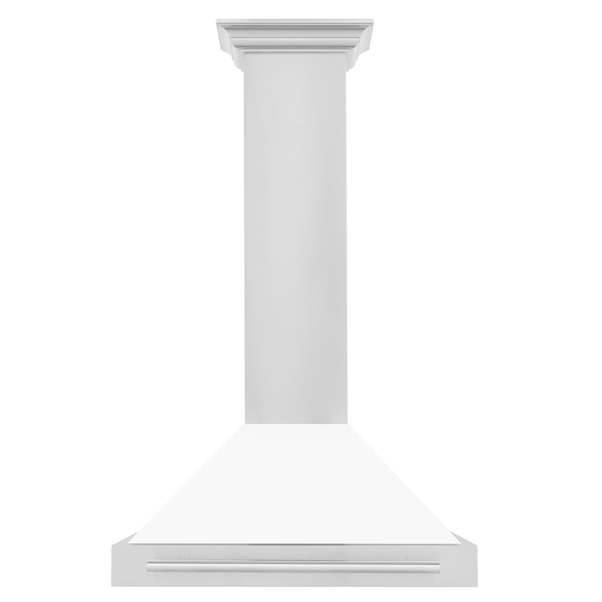 zline-30-inch-wall-mount-range-hood-stainless-steel-white-matte-shell-stainless-steel-handle-kb4stx-wm-30