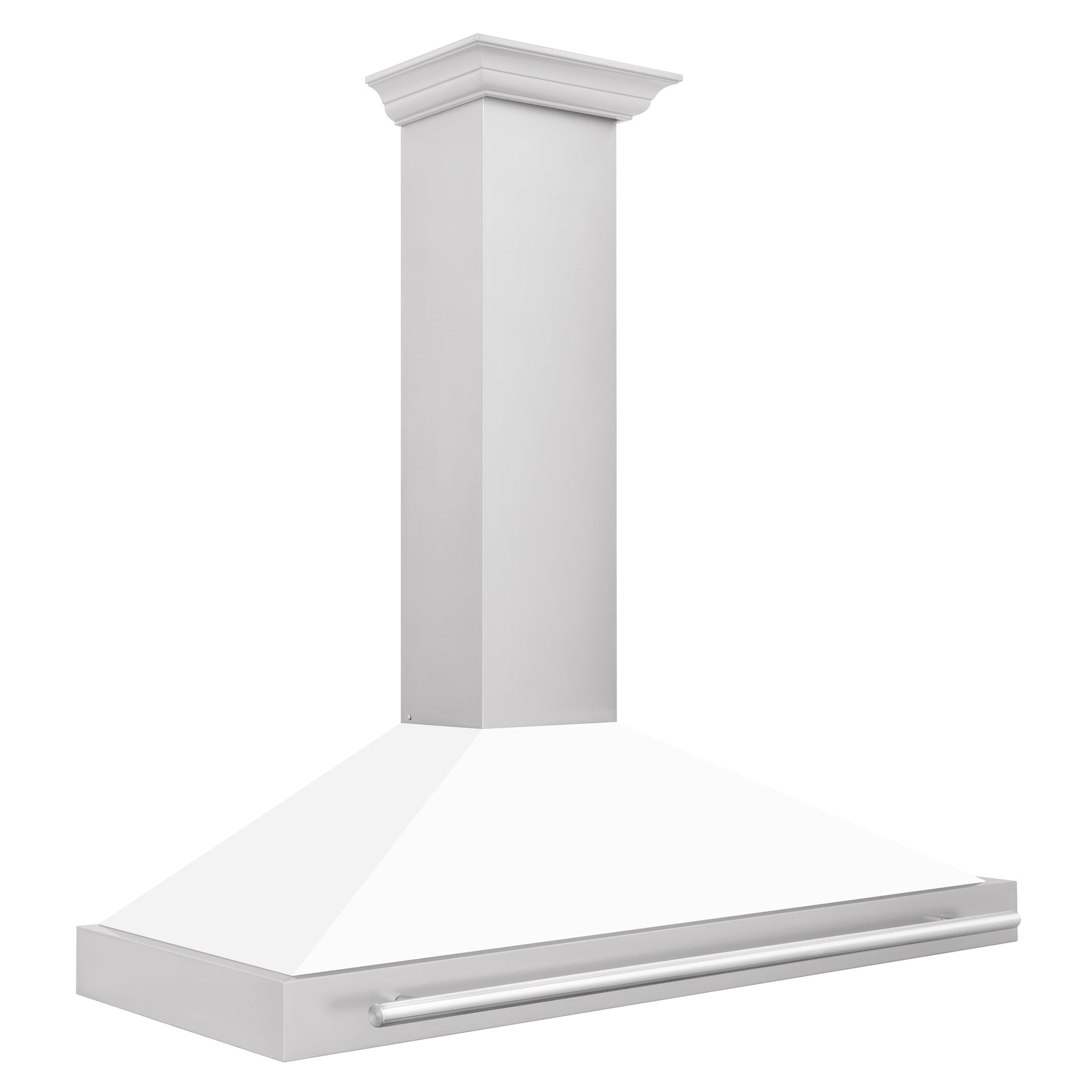 zline-48-in-wall-mount-range-hood-stainless-steel-white-matte-shell-400-cfm-stainless-steel-handle-kb4stx-wm-48