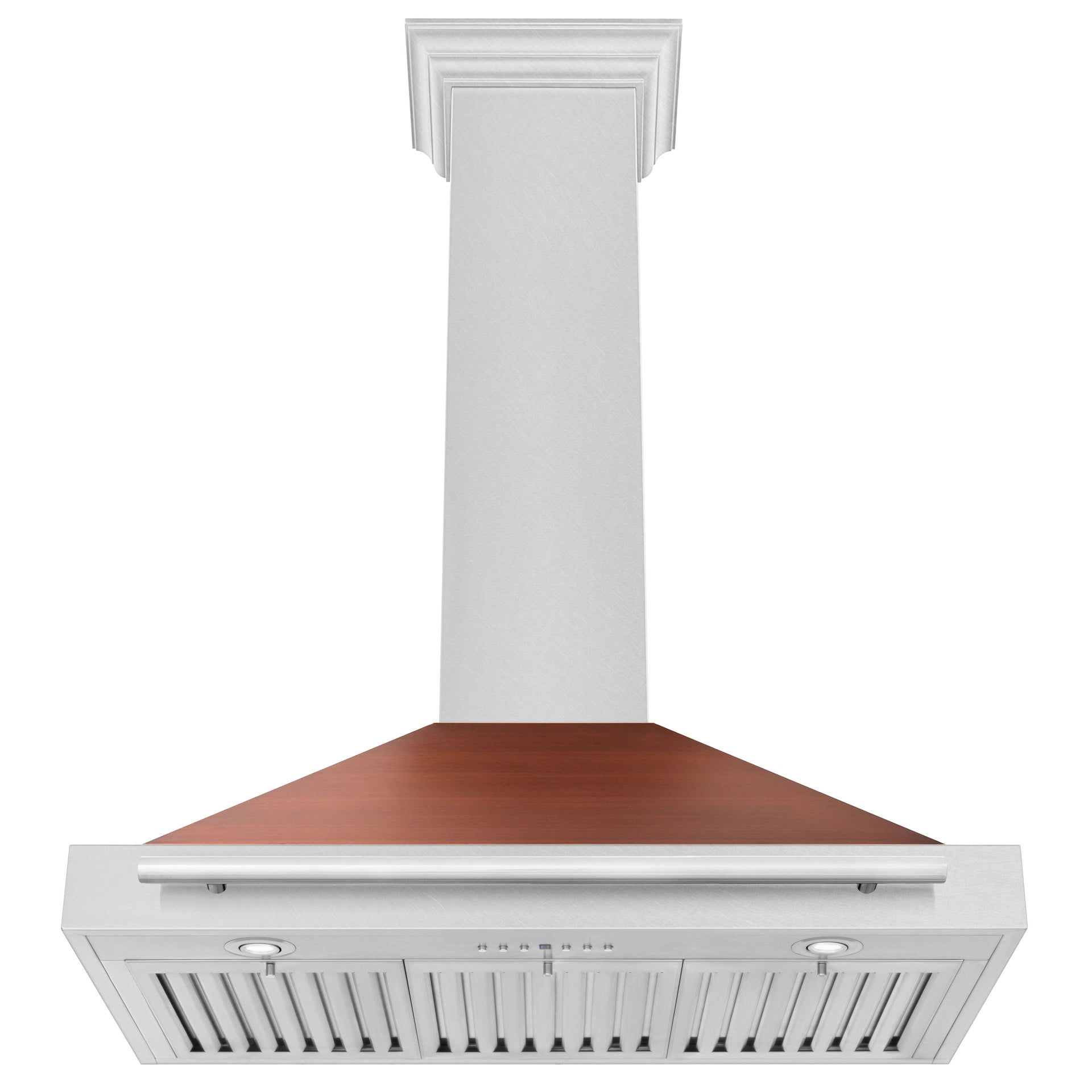 zline-36-in-wall-mount-range-hood-convertible-satin-stainless-steel-copper-shell-stainless-steel-handle-kb4snx-c-36