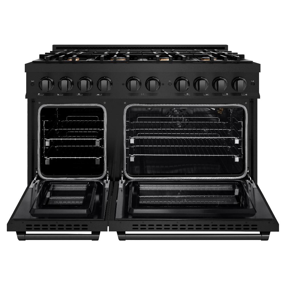 zline-48-in-gas-range-double-oven-6-7-cu-ft-black-stainless-steel-with-8-brass-burners-hgrb-br-48