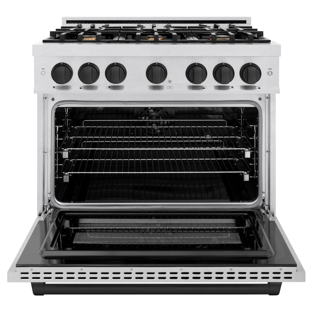zline-36-in-dual-fuel-range-5-2-cu-ft-6-burner-gas-cooktop-electric-convection-oven-satin-stainless-steel-with-matte-black-accents-hdrsz-36-mb
