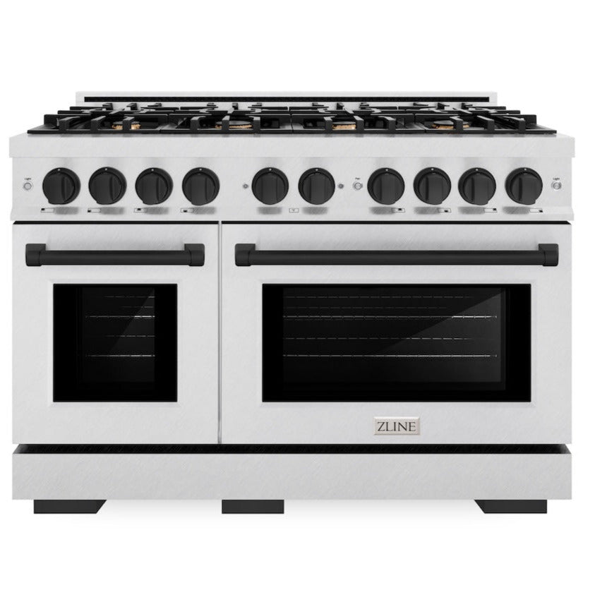 zline-48-in-dual-fuel-range-6-7-cu-ft-double-oven-with-8-burner-gas-cooktop-satin-stainless-steel-with-matte-black-accents-hdrsz-48-mb