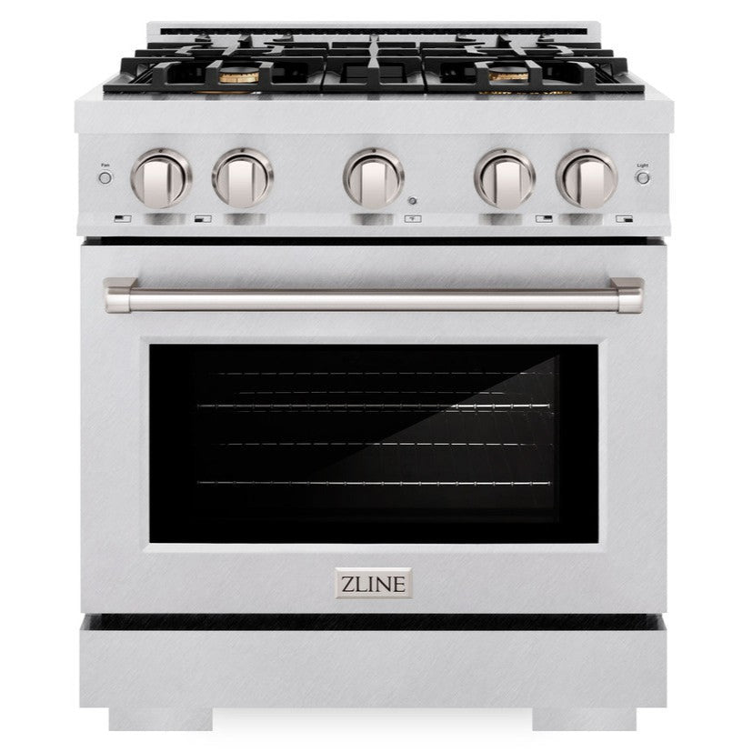 zline-30-in-gas-range-4-2-cu-ft-convection-gas-oven-4-brass-burners-satin-stainless-steel-hgrs-br-30