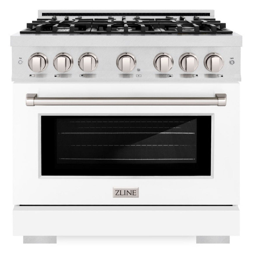 zline-36-in-gas-range-5-2-cu-ft-convection-oven-with-6-burner-gas-cooktop-satin-stainless-steel-with-white-matte-door-hgrs-wm-36