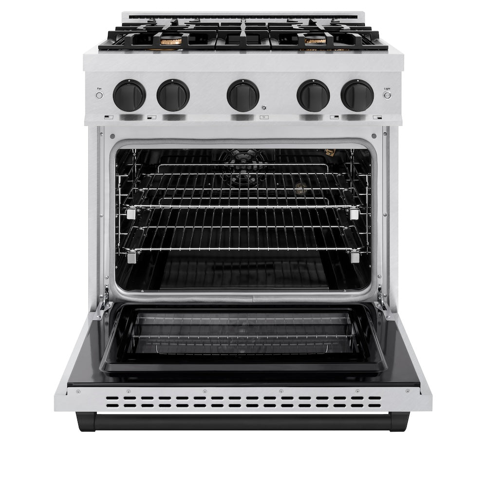 zline-30-in-gas-range-4-2-cu-ft-4-burner-cooktop-convection-oven-satin-stainless-steel-matte-black-accents-hgrsz-30-mb