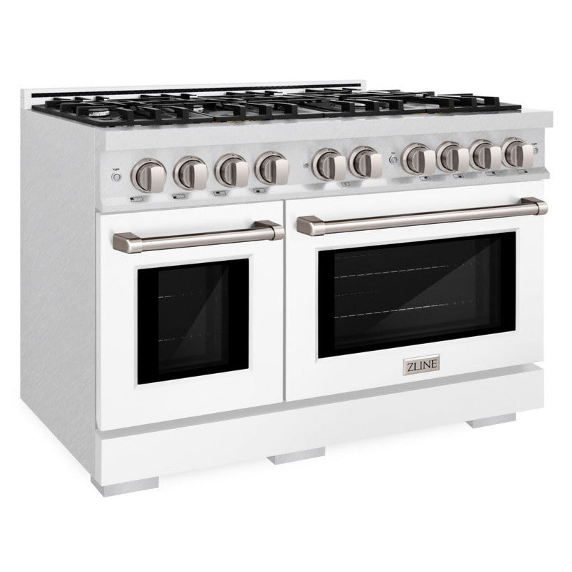 zline-48-in-gas-range-double-oven-6-7-cu-ft-8-burner-cooktop-satin-stainless-steel-with-white-matte-doors-hgrs-wm-48