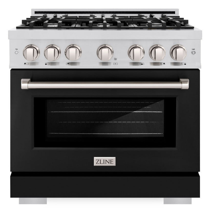 zline-36-in-dual-fuel-range-5-2-cu-ft-6-burner-gas-cooktop-electric-convection-oven-black-matte-door-stainless-steel-model-hdr-blm-36
