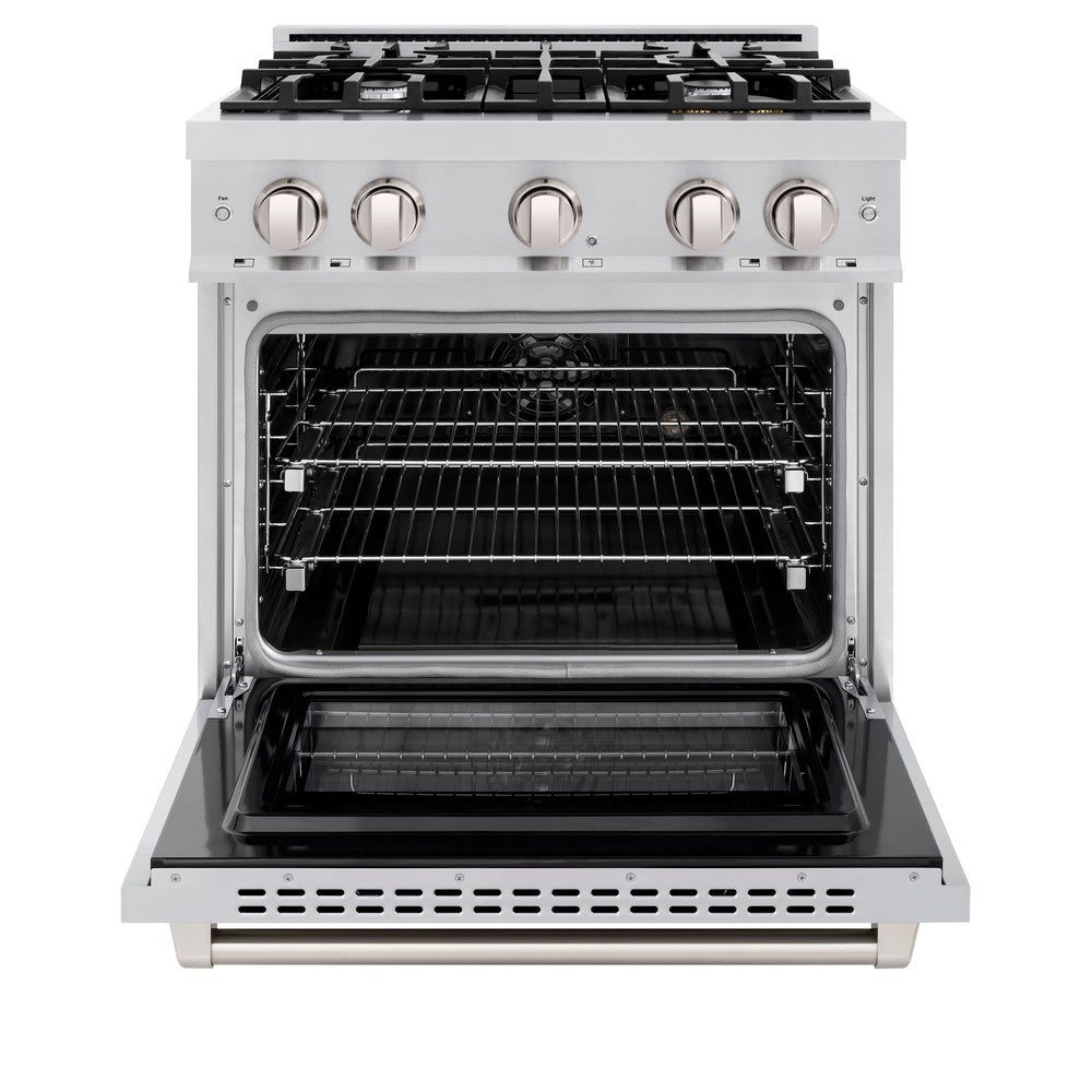 zline-30-in-select-dual-fuel-range-4-2-cu-ft-electric-convection-oven-4-burner-gas-cooktop-satin-stainless-steel-hdrs-30