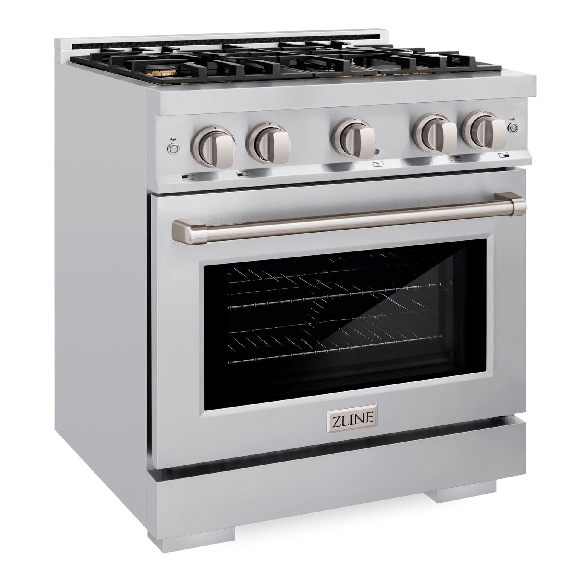 zline-30-in-4-2-cu-ft-select-gas-range-with-4-brass-burners-and-convection-gas-oven-in-stainless-steel-hgr-br-30