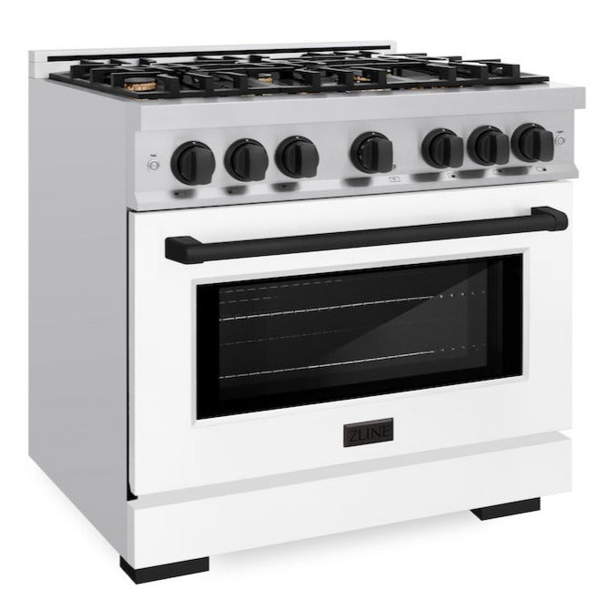 zline-autograph-edition-36-in-select-gas-range-5-2-cu-ft-oven-6-burner-cooktop-stainless-steel-with-white-matte-door-matte-black-accents-hgrz-wm-36-mb
