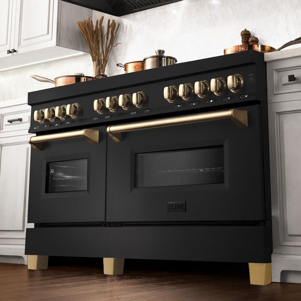 zline-autograph-edition-60-in-dual-fuel-range-7-4-cu-ft-black-stainless-steel-with-gold-accents-rabz-60-g