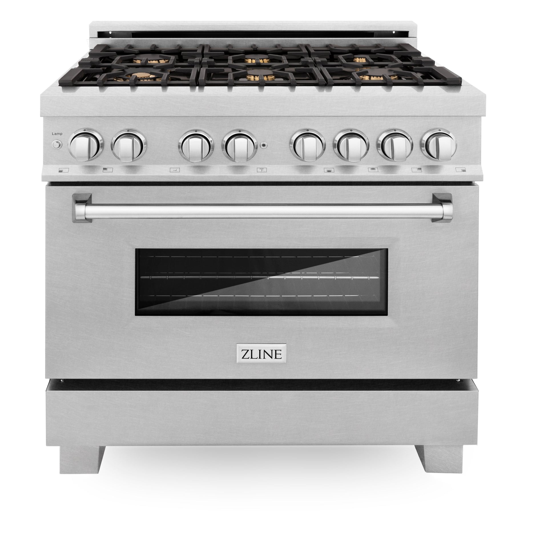 zline-36-in-legacy-dual-fuel-range-with-gas-cooktop-electric-convection-oven-6-brass-burners-and-griddle-in-satin-stainless-steel-4-6-cu-ft-ras-sn-br-gr-36