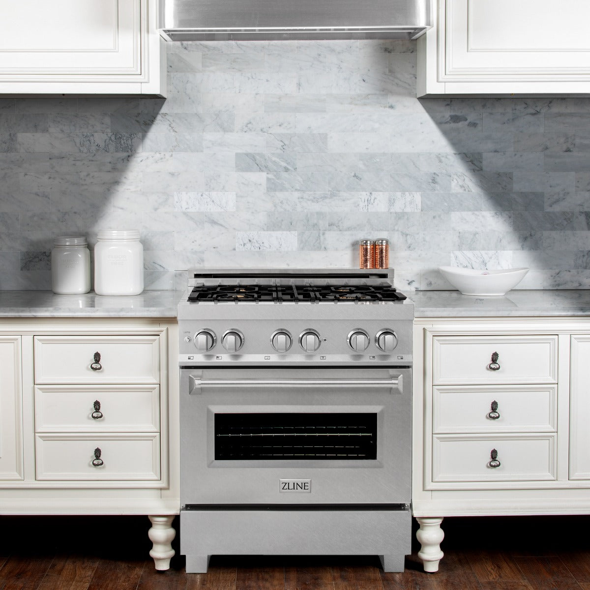 zline-legacy-30-in-4-0-cu-ft-dual-fuel-range-with-4-brass-burners-gas-cooktop-and-electric-convection-oven-satin-stainless-steel-ras-sn-br-30