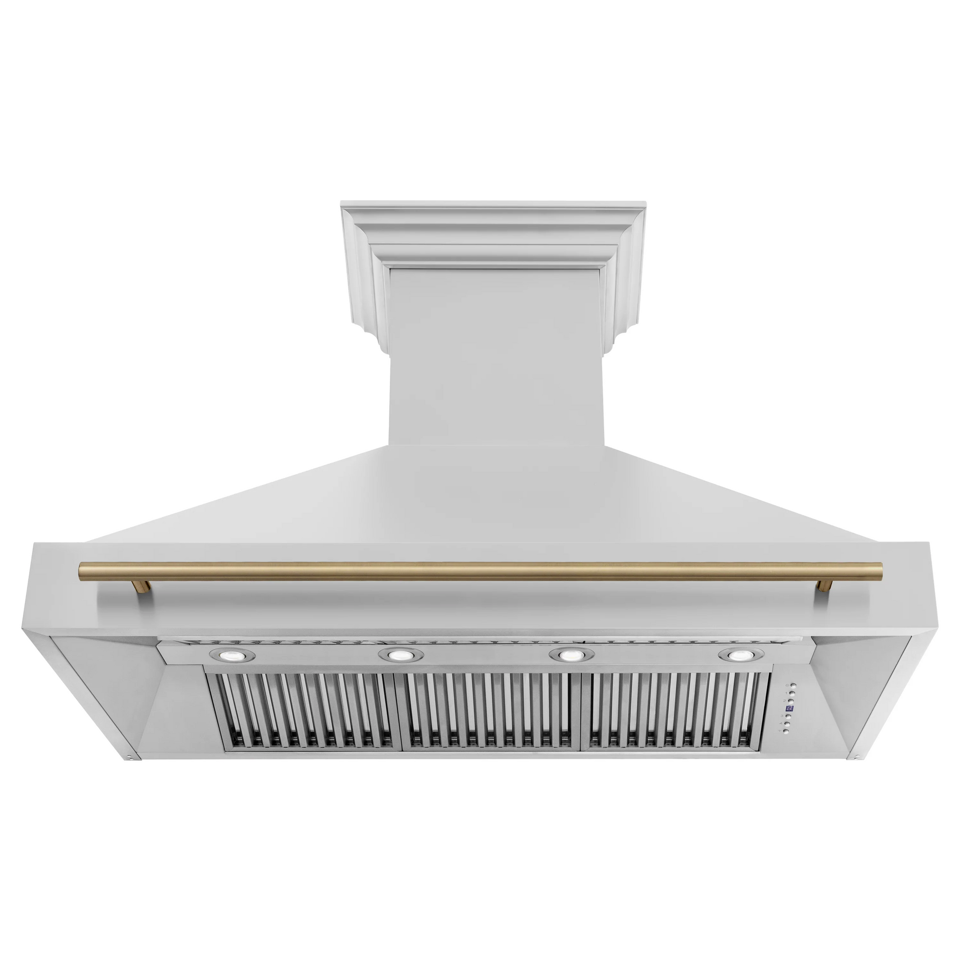 zline-48-wall-mount-range-hood-stainless-steel-champagne-bronze-handle-autograph-edition-8654stz-48-cb
