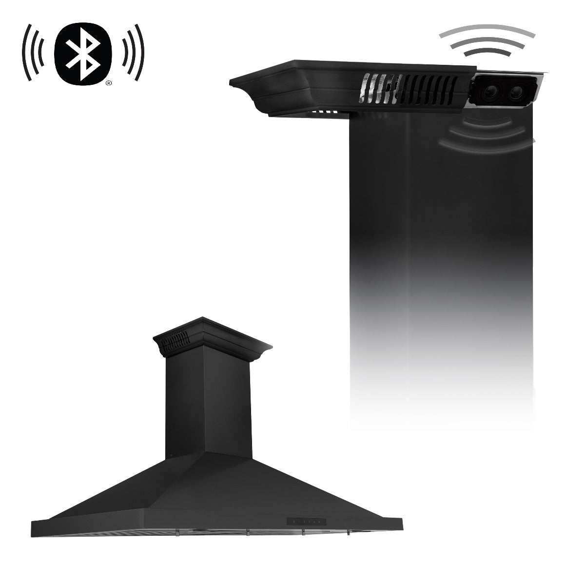 zline-48-in-wall-mount-range-hood-black-stainless-steel-bluetooth-crown-molding-bskbncrn-bt-48