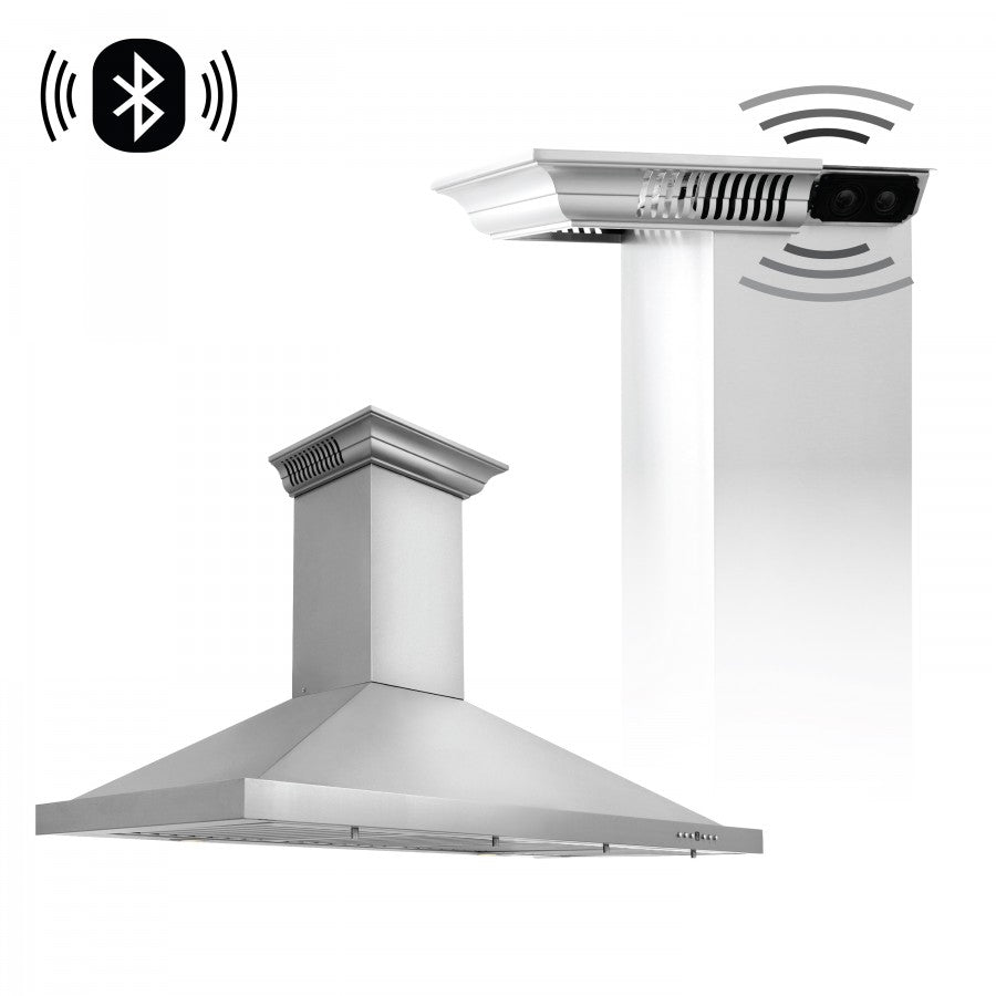 zline-42-in-wall-mount-range-hood-stainless-steel-400-cfm-crownsound-bluetooth-speakers-kbcrn-bt-42