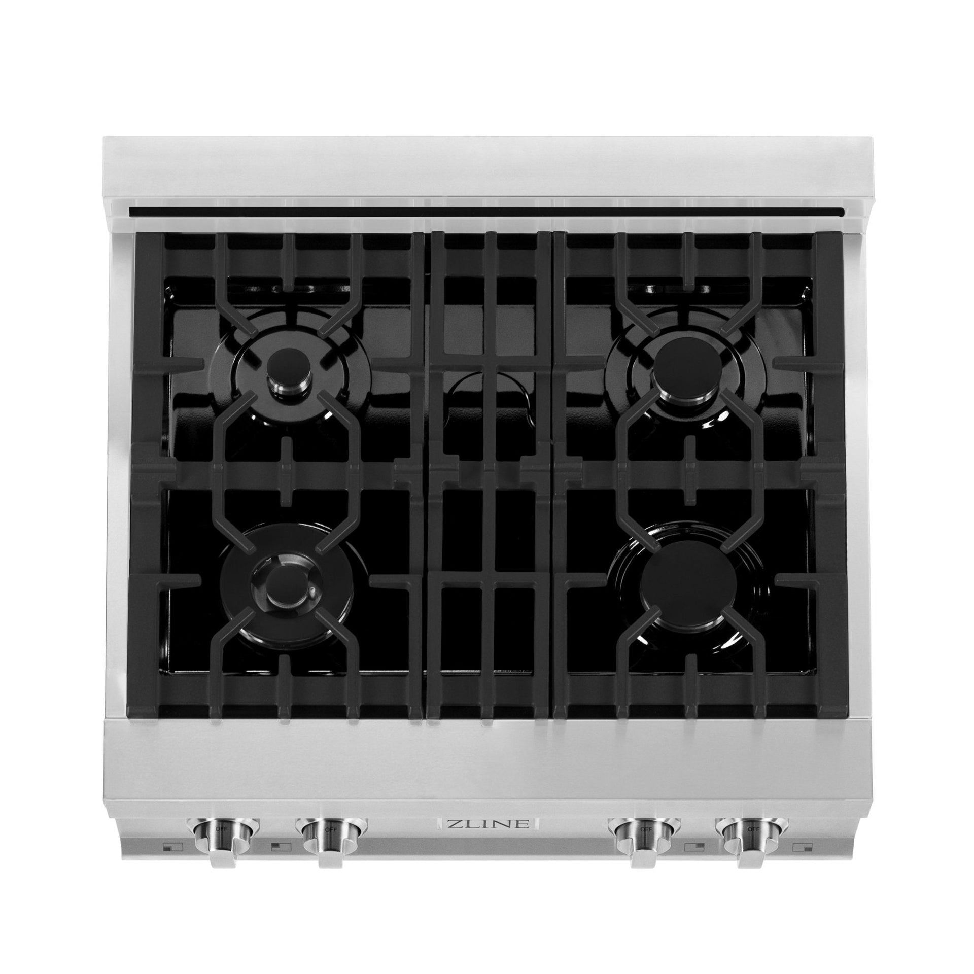 zline-30-rangetop-in-stainless-steel-with-4-gas-burners-and-griddle-rt-gr-30