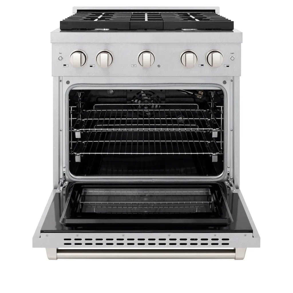 zline-30-inch-paramount-gas-range-4-2-cu-ft-convection-oven-with-4-burners-satin-stainless-steel-sgrs-30