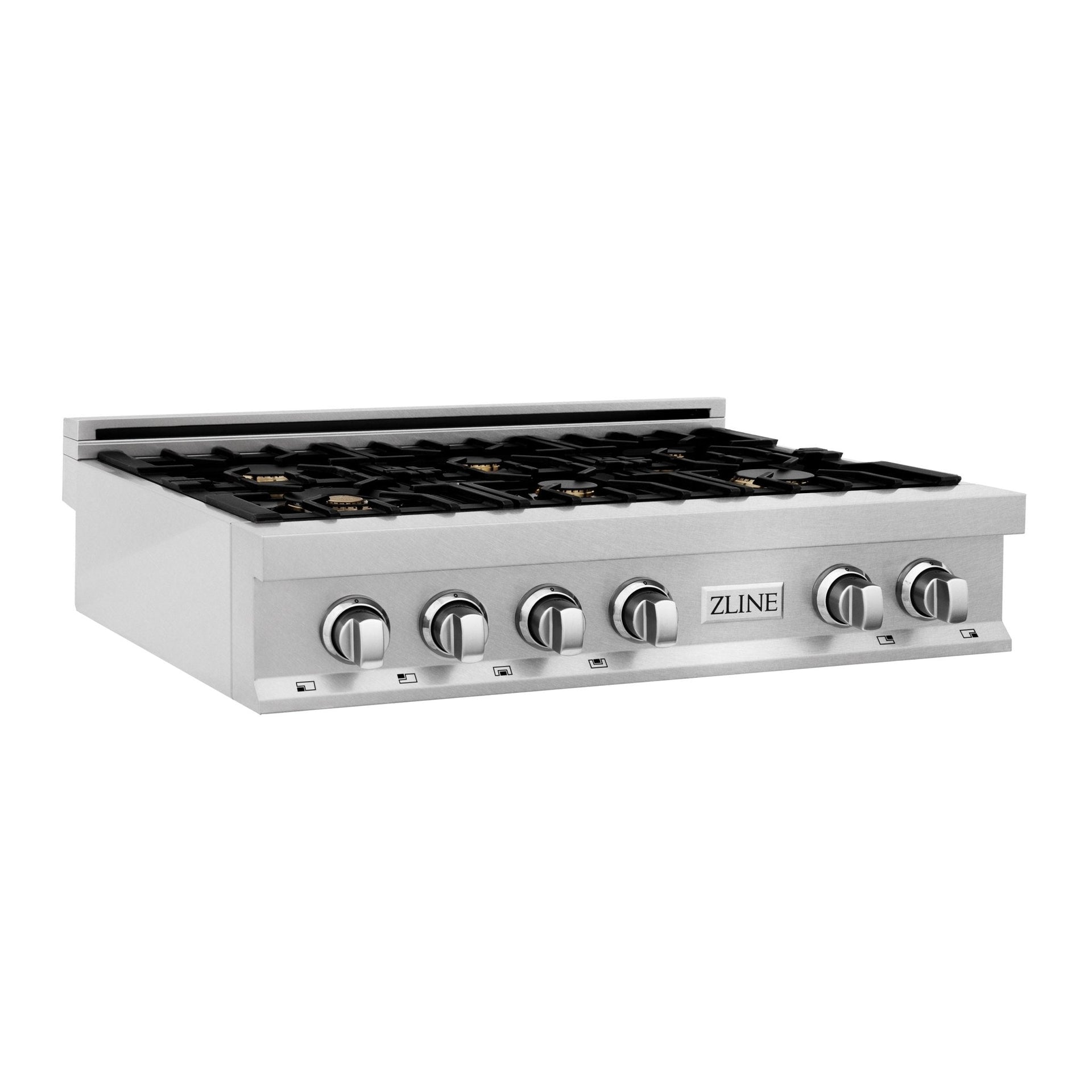 zline-36-legacy-gas-rangetop-with-6-burners-and-porcelain-cooktop-in-satin-stainless-steel-with-griddle-rts-gr-36