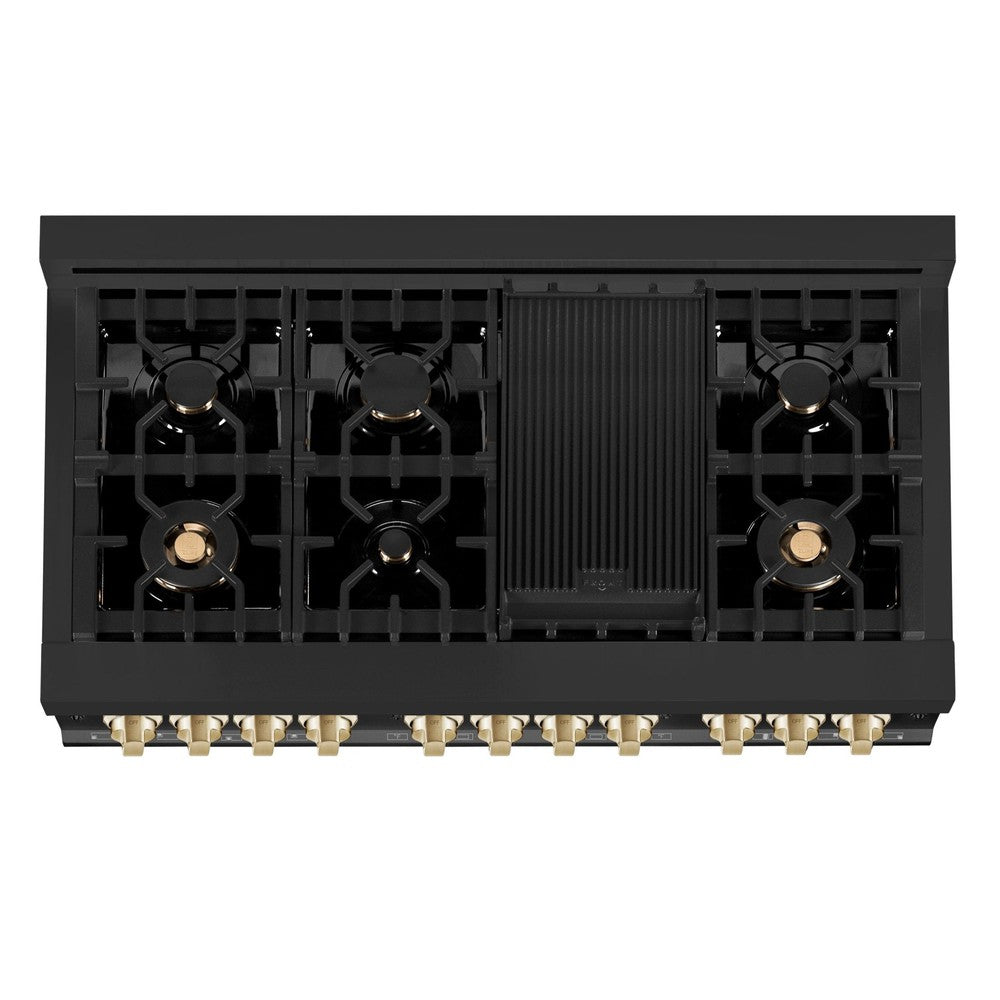 zline-autograph-48-inch-dual-fuel-range-6-0-cu-ft-black-stainless-steel-with-gold-accents-rabz-48-g