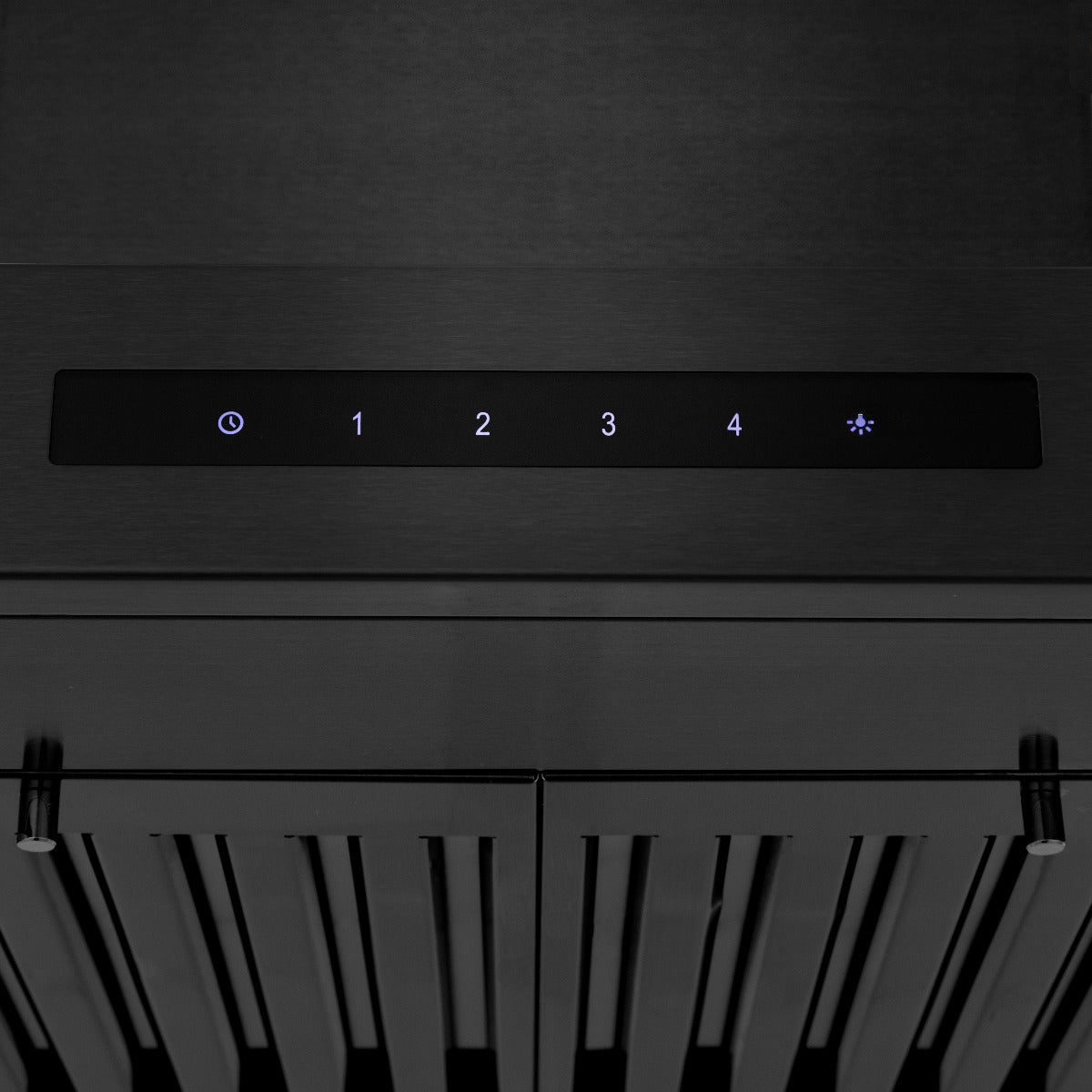 zline-24-in-wall-mount-range-hood-convertible-vent-black-stainless-steel-with-crown-molding-bskencrn-24