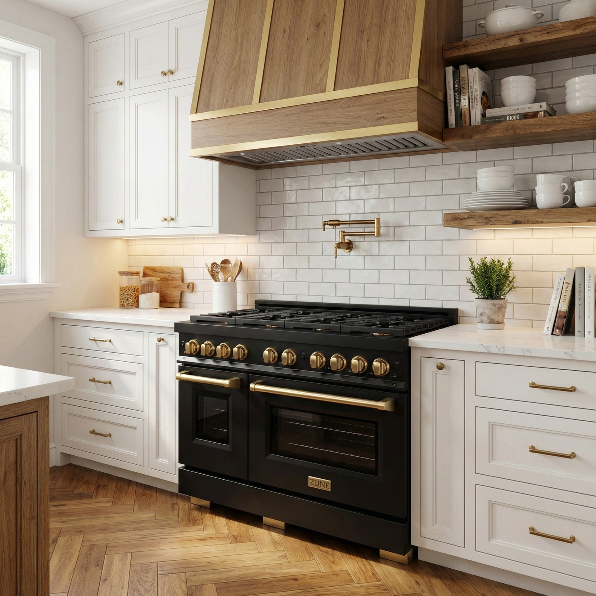 zline-autograph-edition-48-in-gas-range-with-double-oven-6-7-cu-ft-black-stainless-steel-with-bronze-accents-model-sgrbz-48-cb