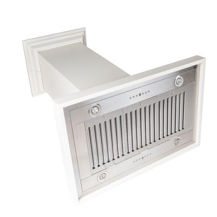 zline-36-in-island-range-hood-wooden-white-designer-series-with-crown-molding-kbitt-36
