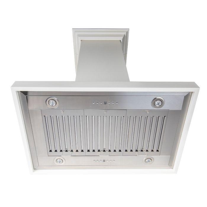 zline-36-in-island-range-hood-wooden-white-designer-series-with-crown-molding-kbitt-36