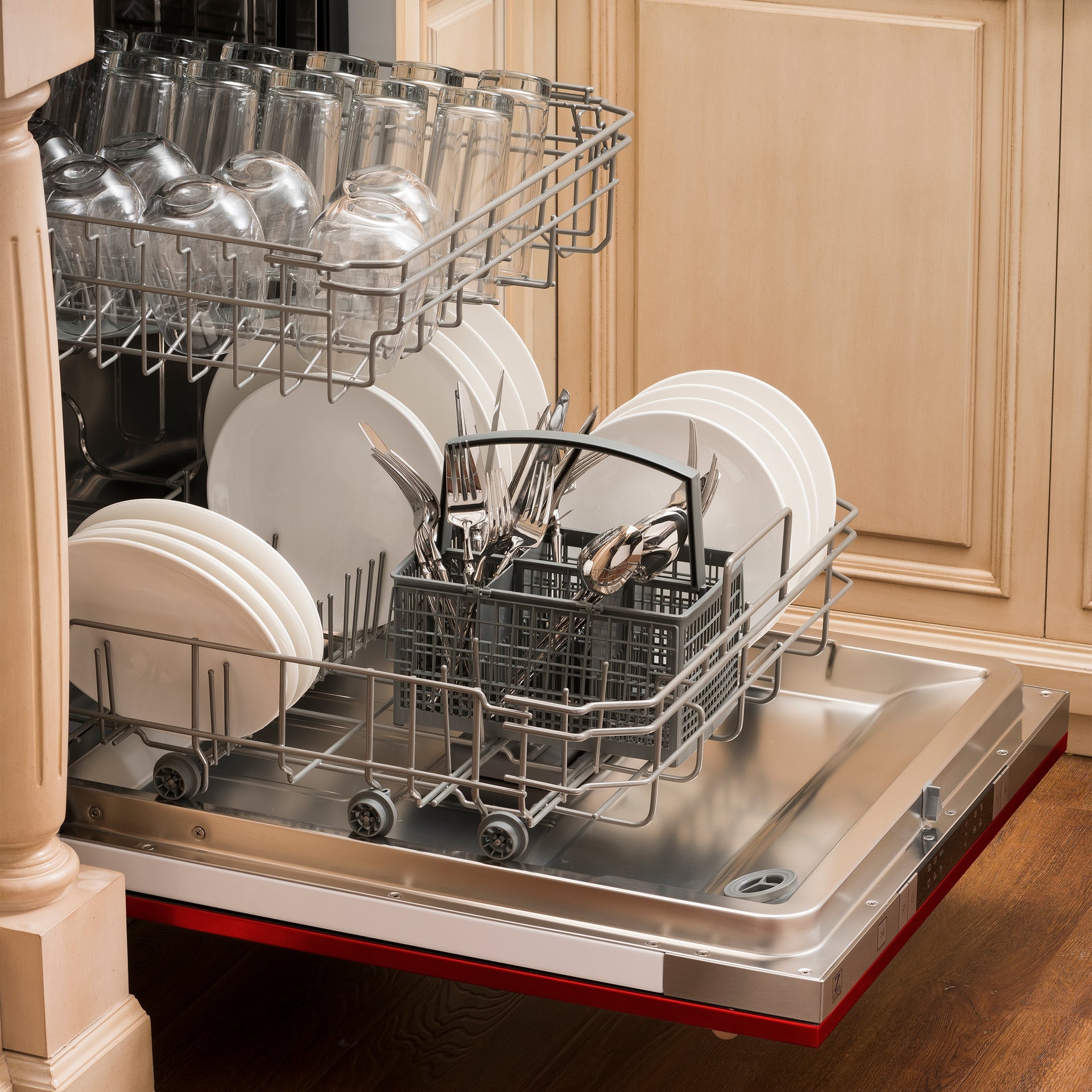 zline-24-in-top-control-dishwasher-in-red-gloss-with-stainless-steel-tub-dw-rg-24