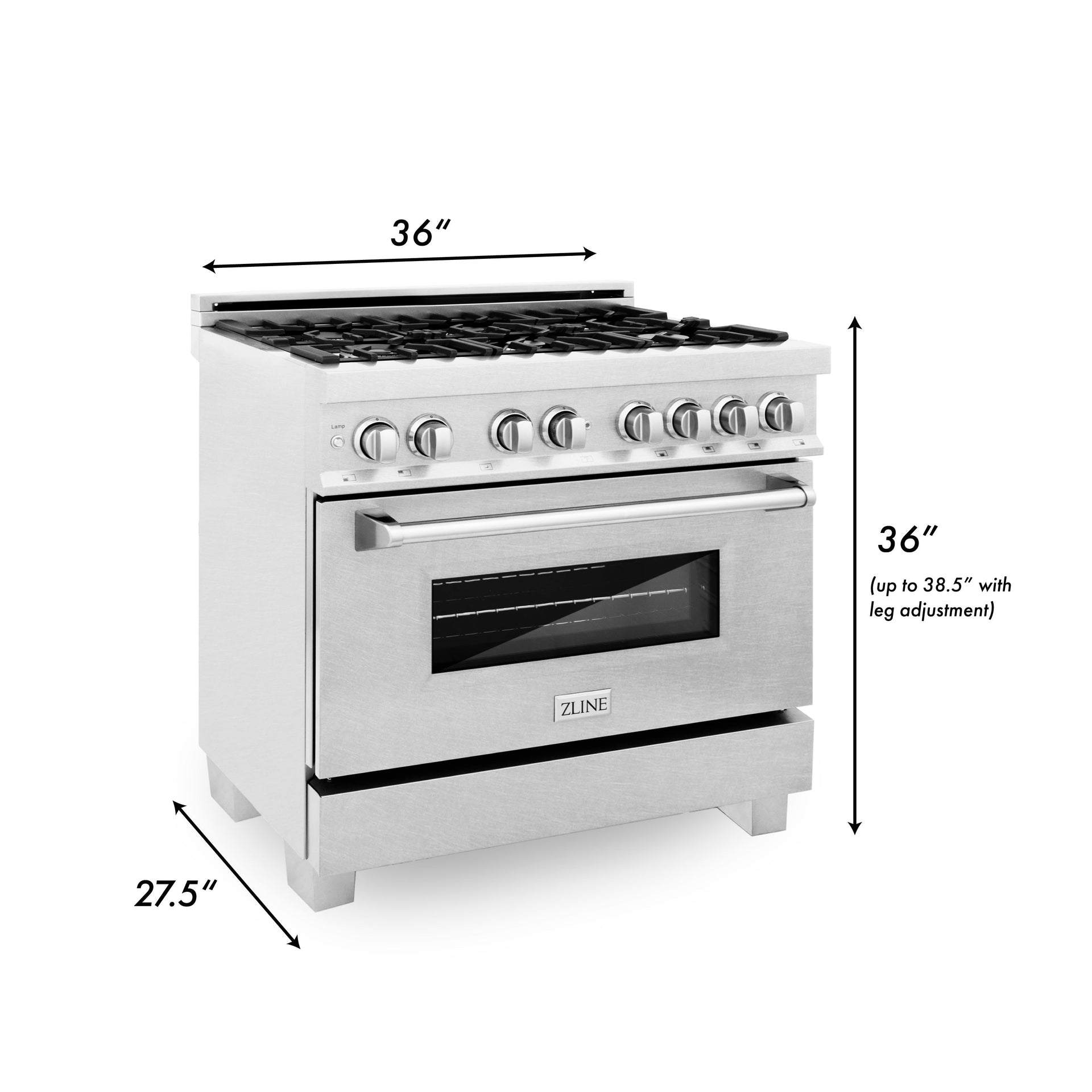 zline-36-inch-legacy-dual-fuel-range-6-burner-gas-cooktop-electric-convection-oven-griddle-satin-stainless-steel-ras-sn-gr-36