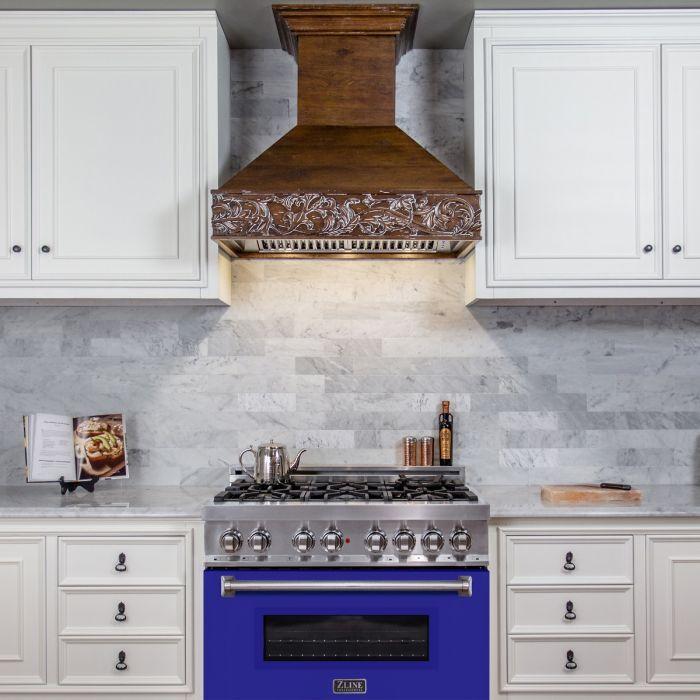 zline-ra-bm-36-36-inch-professional-gas-range-with-electric-oven-stainless-steel-with-blue-matte-door-ra-bm-36