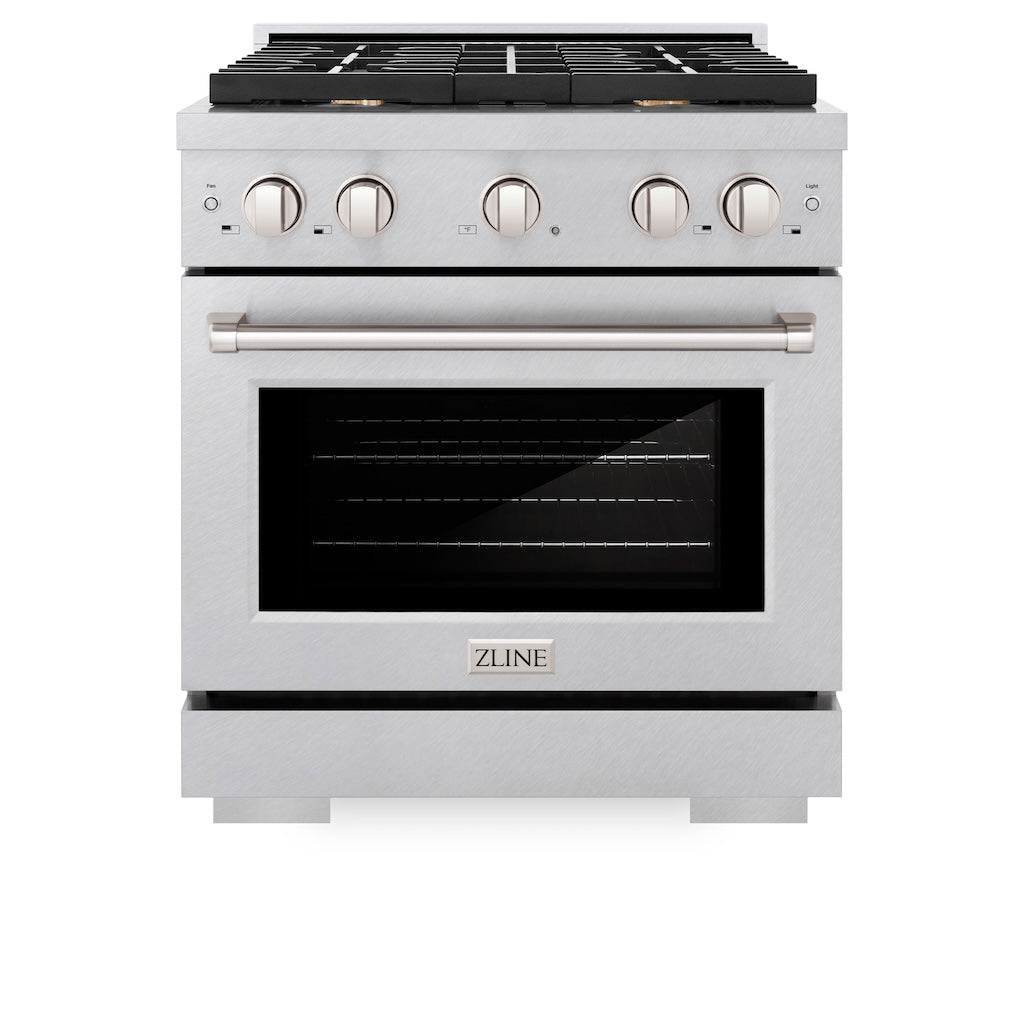 zline-30-inch-paramount-gas-range-with-convection-gas-oven-4-brass-burners-4-2-cu-ft-satin-stainless-steel-sgrs-br-30